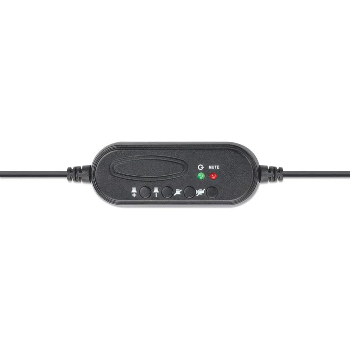 Audifonos Diadema, Manhattan,179874,usb, Monoaural, Control De Volumen