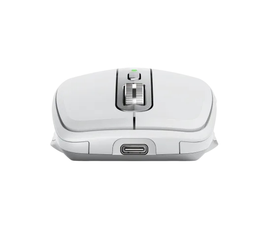 Mouse Logitech Mx Anywhere 3s Inalambrico Recargable Gris Palido