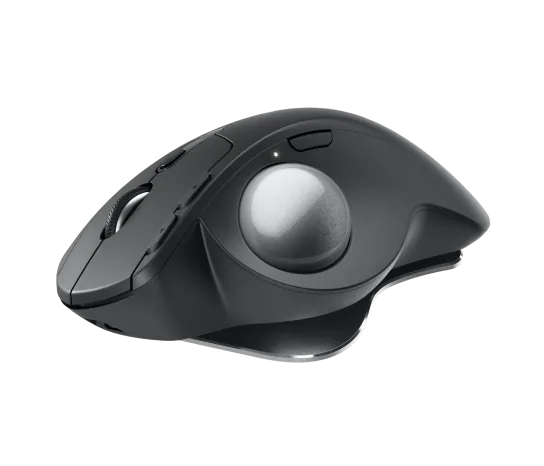 Mouse Logitech Mx Ergo S Trackball Inalambrico Recargable Logi Bolt Negro