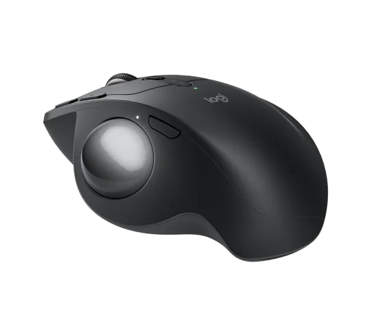 Mouse Logitech Mx Ergo S Trackball Inalambrico Recargable Logi Bolt Negro