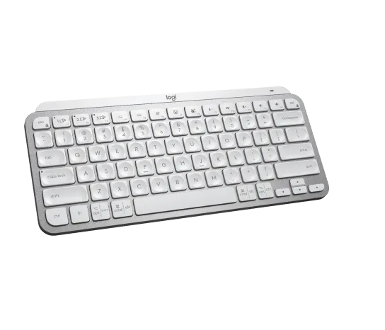 Teclado Logitech Mx Keys Mini Pale Grey Iluminado Master Series Inalambrico Bolt Bluetooth Usb-c Usb