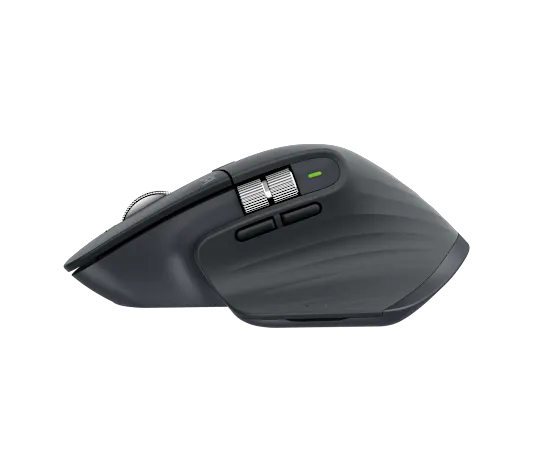 Mouse Logitech Mx Master 3s Grafito Inalambrico Easy Switch Usb Logi Bolt Y Bluetooth 8000 Dpi Ultra Silencioso