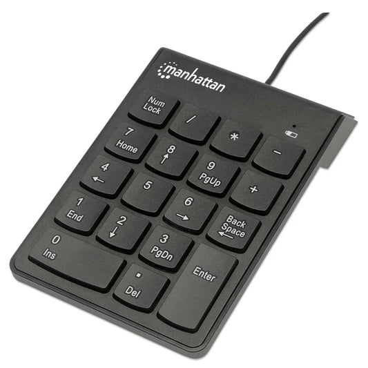 Teclado,manhattan,176354, Numerico Usb Negro