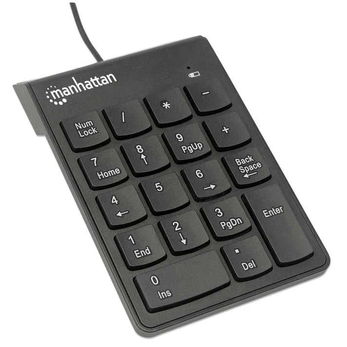 Teclado,manhattan,176354, Numerico Usb Negro