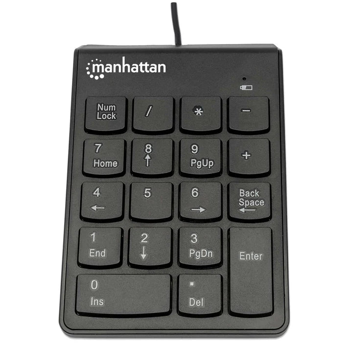 Teclado,manhattan,176354, Numerico Usb Negro