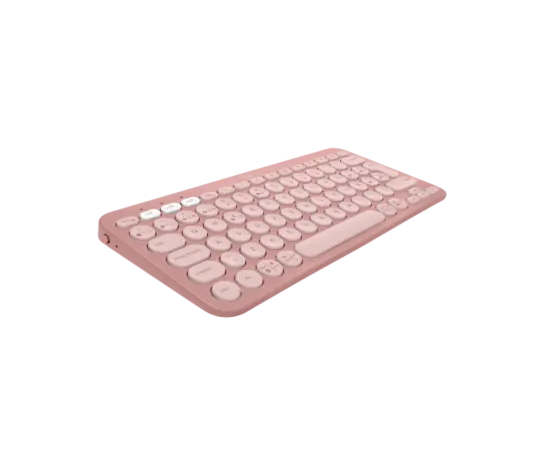 Teclado Logitech Pebble Keys 2 K380s Rosa Inalambrico Easy-switch Bluetooth Logi Bolt No Incluido. (espaÑol)