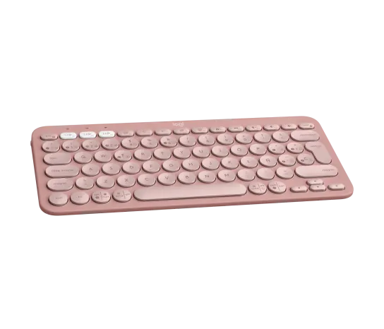 Teclado Logitech Pebble Keys 2 K380s Rosa Inalambrico Easy-switch Bluetooth Logi Bolt No Incluido. (espaÑol)