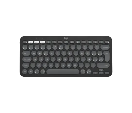 Teclado Logitech Pebble Keys 2 K380s Grafito Inalambrico Easy-switch Bluetooth Logi Bolt No Incluido. (espaÑol)