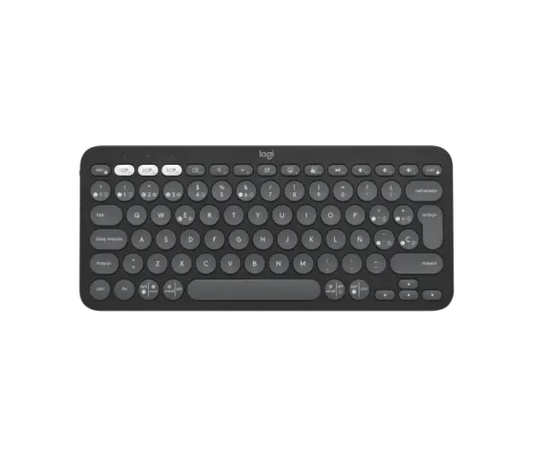 Teclado Logitech Pebble Keys 2 K380s Grafito Inalambrico Easy-switch Bluetooth Logi Bolt No Incluido. (espaÑol)