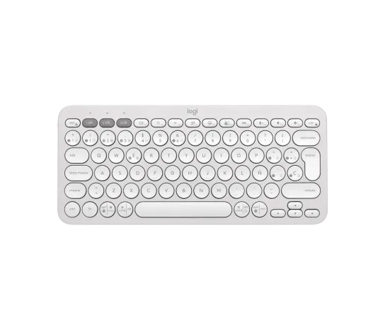 Teclado Logitech Pebble Keys 2 K380s Blanco Inalambrico Easy-switch Bluetooth Logi Bolt No Incluido. (espaÑol)