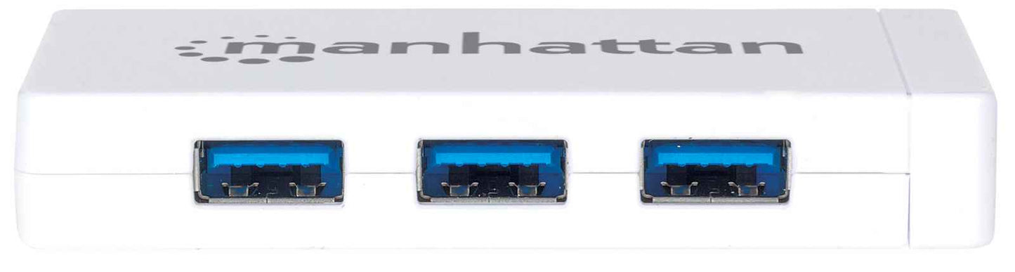 Adaptador Usb,manhattan,507578, V3.0 A Red Gb  + Hub 3 Ptos Mh