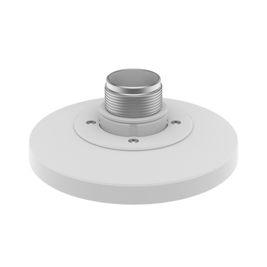 Adaptador tipo Plato necesario para montar en Pared o Techo Cámaras Hanwha serie X y P.