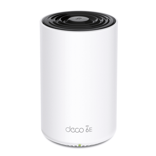 Router Inalámbrico MESH Interior para Hogar / Doble Banda Wi-Fi 6E AX5400 Mbps / 1 Puerto 2.5G WAN/LAN / 2 Puertos 1G WAN/LAN / 4 Antenas Internas / Administración Mediante la App Deco (iOS, Android) / Protección HomeShield