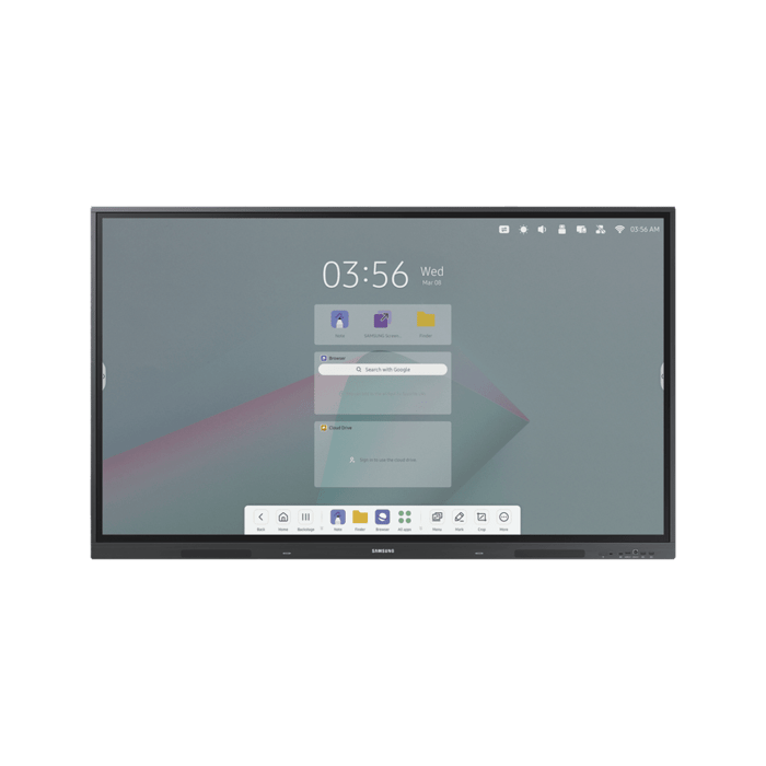 Pantalla tactil interactiva 75" Android 14 certificado con EDLA / Touch tipo IR / UHD / 400 nits / HDMI / USB / WIFI / RJ45 / Compatible con montajes VESA 800 x 400