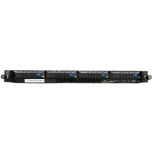 NVR Wisenet WAVE basada en Windows / Montable en Rack 1U / Incluye 1 licencia WAVE-PRO-04 / 470 Mbps throughput / Incluye 16 TB para almacenamiento