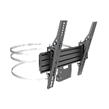 MONTAJE PARA PANTALLAS DE 32 A 65 PULGADAS EN COLUMNA| VESA 100 X 100 HASTA 400 X 400 | COLOR NEGRO| CAP. MAX 35KG