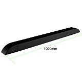 Soporte Estructural para Videowall con motaje en Piso | Perfil Rectangular de 1m| Diámetro de los orificios 20 mm Post Support 76.5 mm |Incluye Herramientas Allen| 4 Agujeros Pasantes M8