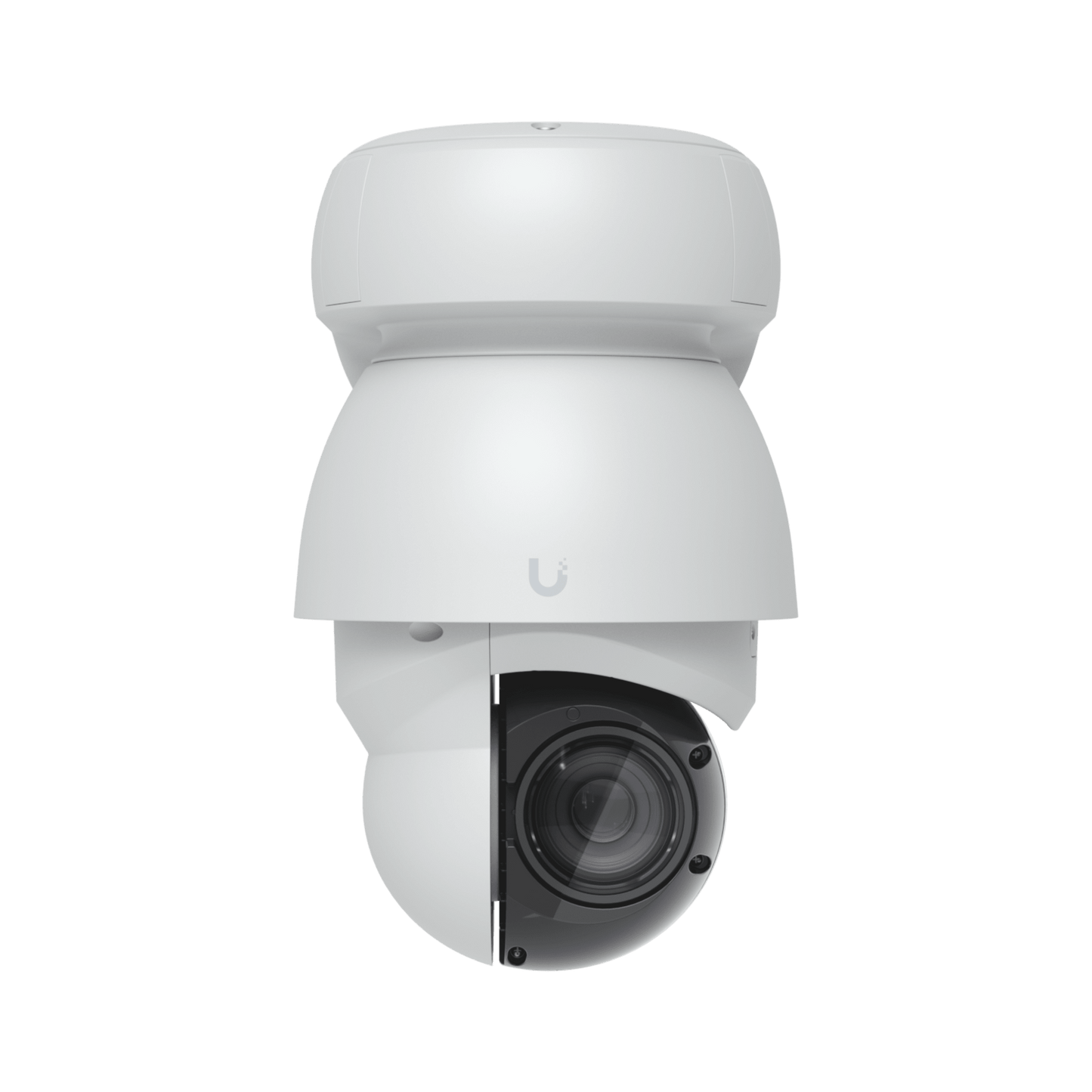Cámara UniFi Protect PTZ AI Industrial Color Blanco, 4K (8MPX), Zoom Óptico 22x, Visión Nocturna IR 100 m, Reconocimiento Facial y Placas, Protección IP66, Movimiento 360°, PoE++
