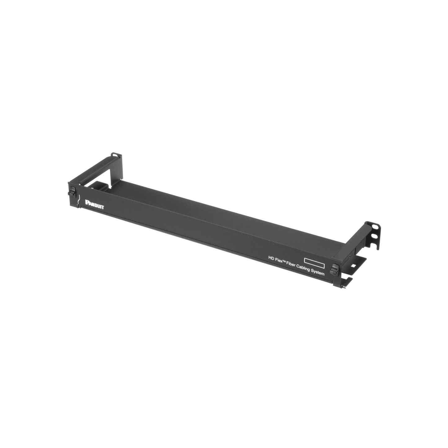 Organizador de Cables Frontal, para Panel de Fibra Óptica HD Flex™, de 1 UR, Color Negro