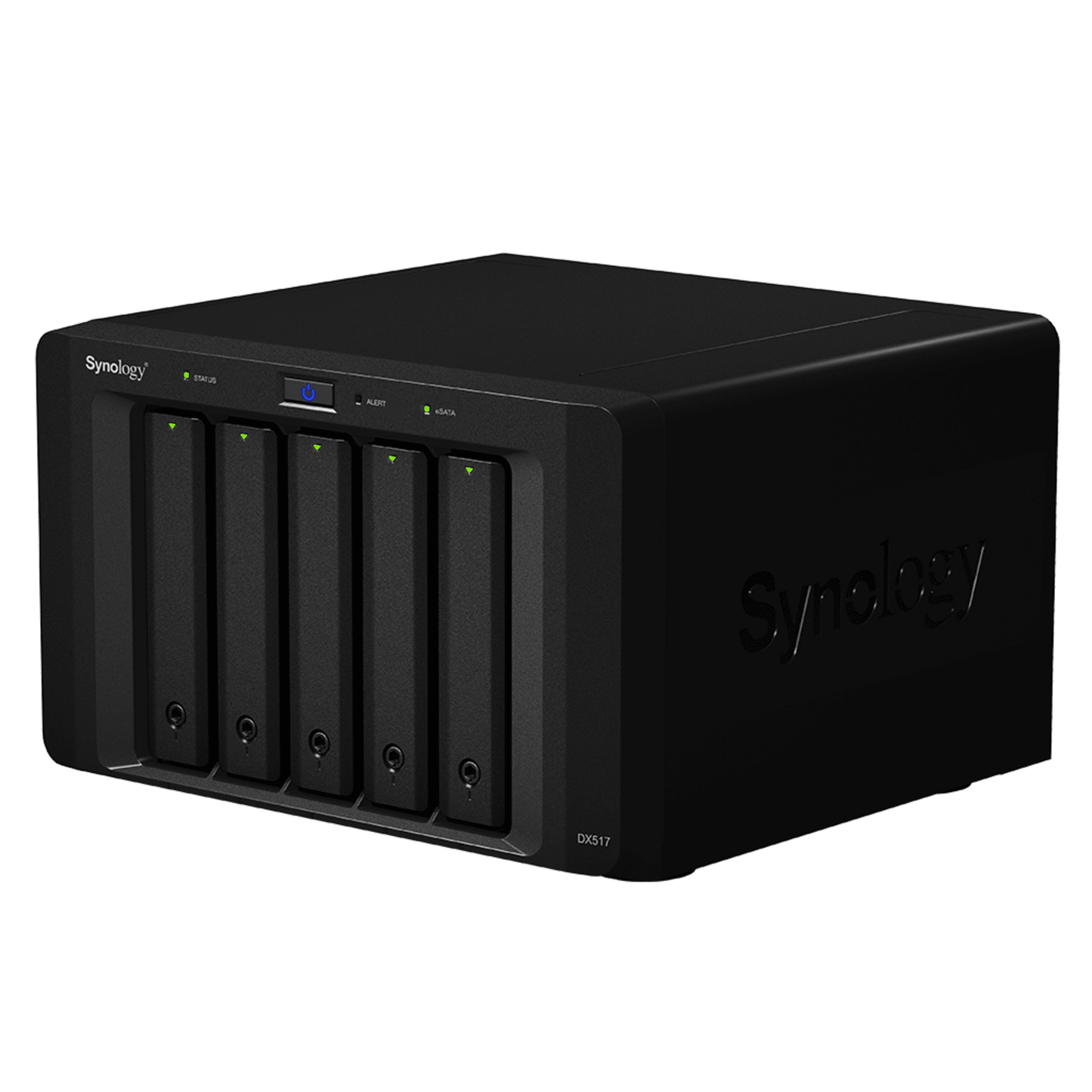Unidad de Expansión Synology DX517 | 5 Bahías SATA HDD/SSD 3.5" y 2.5" | Puerto eSATA | Diseño Hot-Swap | Compatible con DS1517+ y DS1817+.