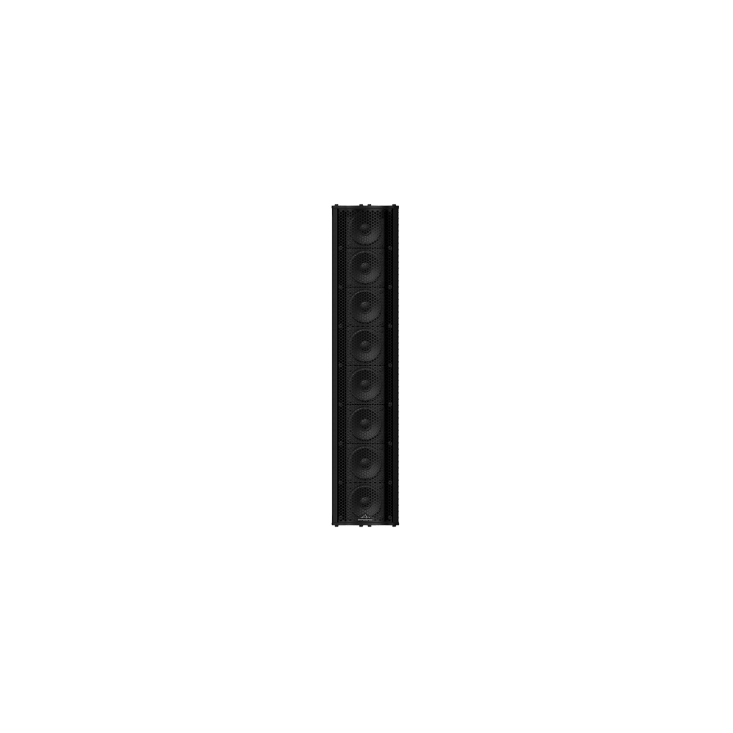 Altavoz De Arreglo Lineal Tipo Torre, 187°H/21°V, Con 8 Bocinas Alta Fidelidad, Ideal Para Entornos Reverberantes, Consumo 80W, Color Negro, Certificado UL 1480, Serie LineWave