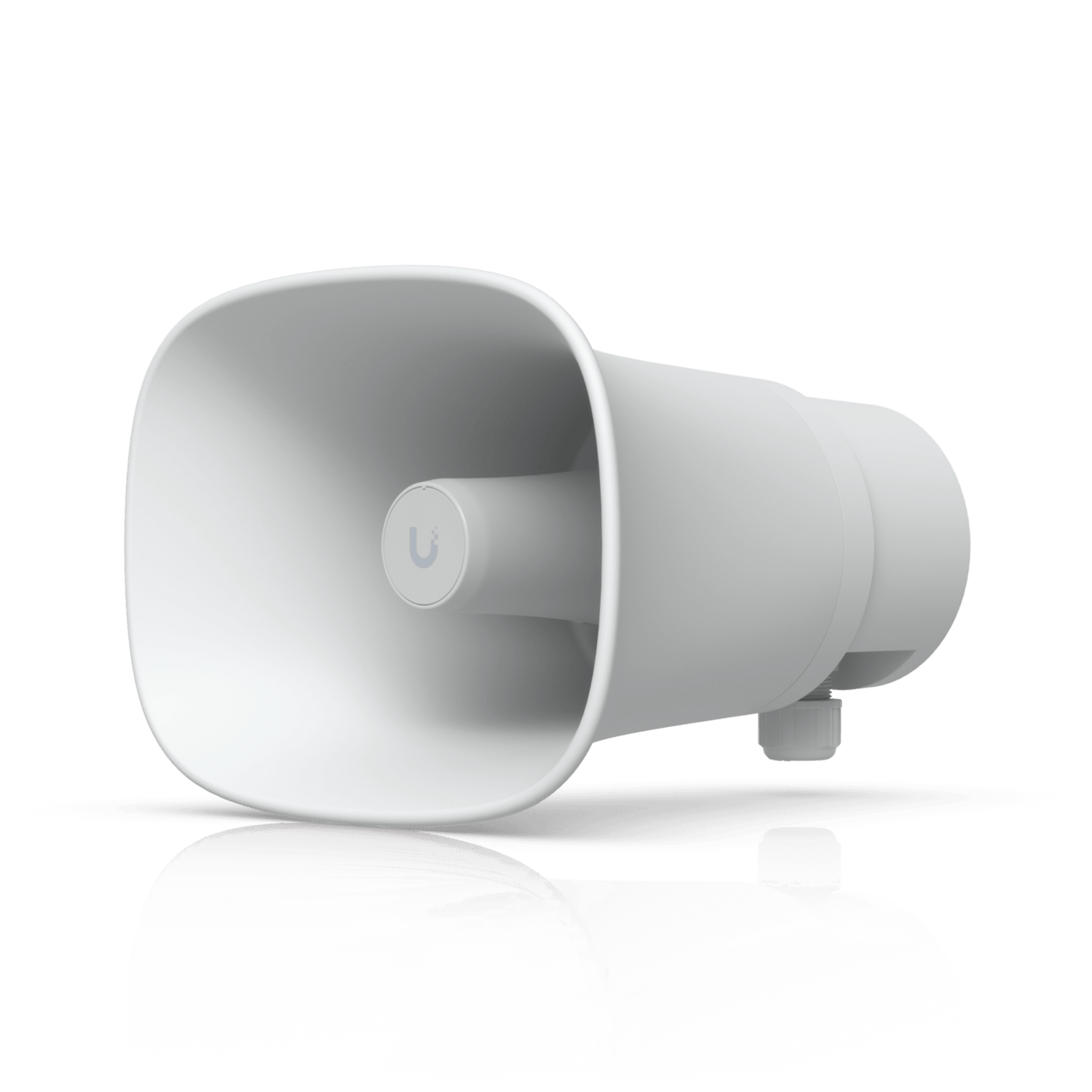 Altavoz de Bocina PoE 120 dB / Alerta AI Avanzada / Montaje Pared, Esquina y Poste / Cumple NDAA / IP66 / PoE+ / Rango de Temperatura -40 a 60° C
