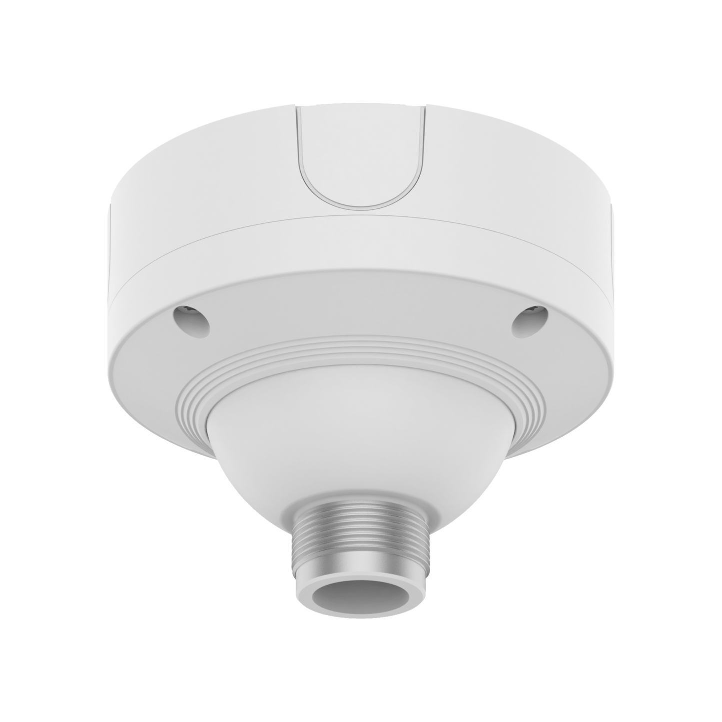 Montura Techo Base Giratoria SBP-180CMS / Aluminio Blanco RAL9003 / Diámetro 130 mm / Peso 970 g / Agujero Conduit 19.1 mm / Certificaciones FCC UL CE EAC