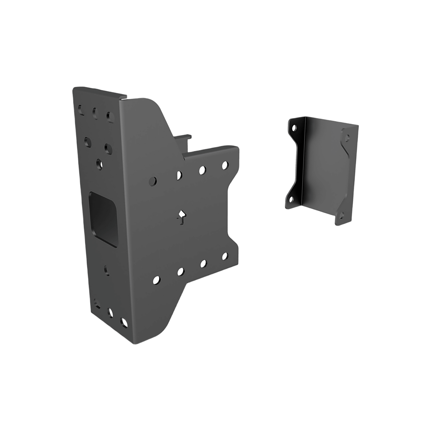 Accesorio_ Placa para Montaje doble de Pantallas Para Exhibicion de Pared a Pared| Dimensiones 225.2 mm x 126.2 mm x 95 mm