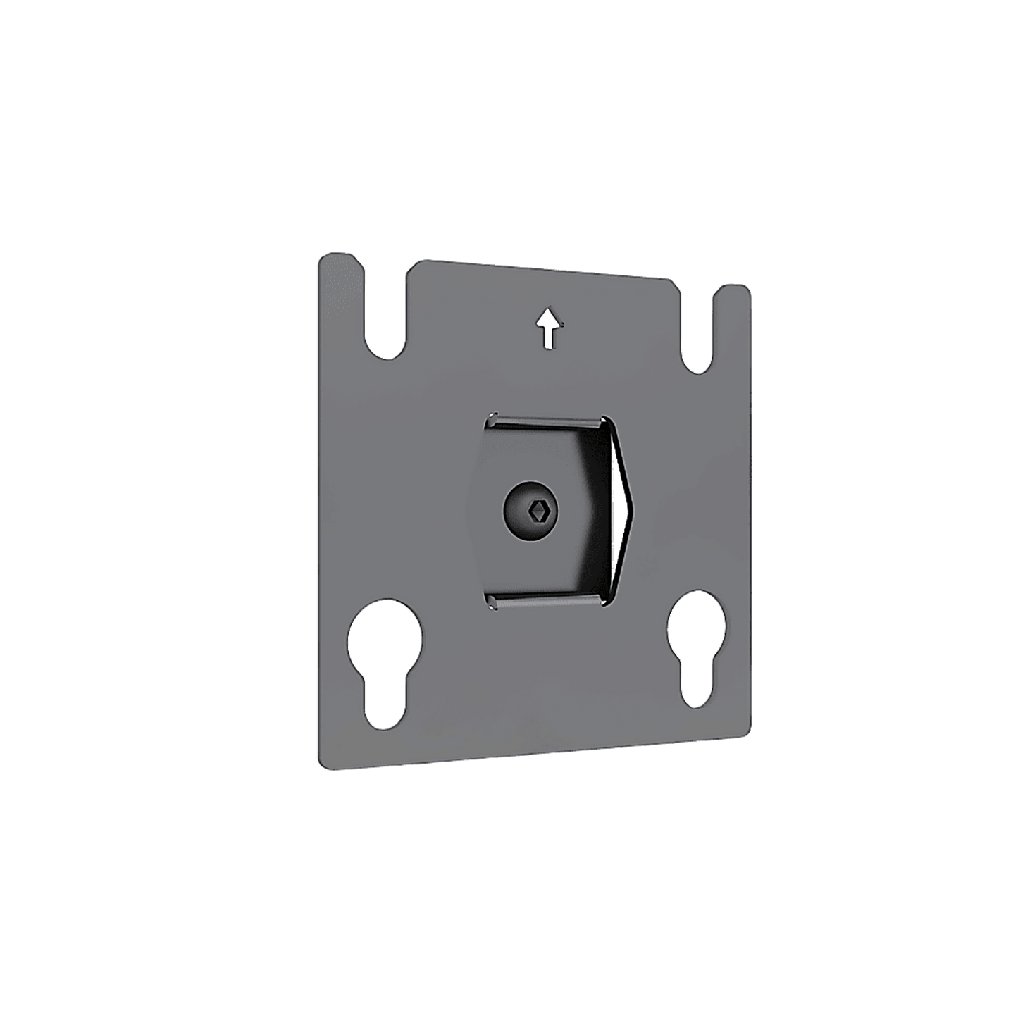 Accesorio - Placa Adaptadora para Panel LED 20 x 20.5 mm | Dimensiones 64 x 64 x 2 mm | Diámetro de Orificio Ø10.3 mm | Separación de Orificios 40 mm.