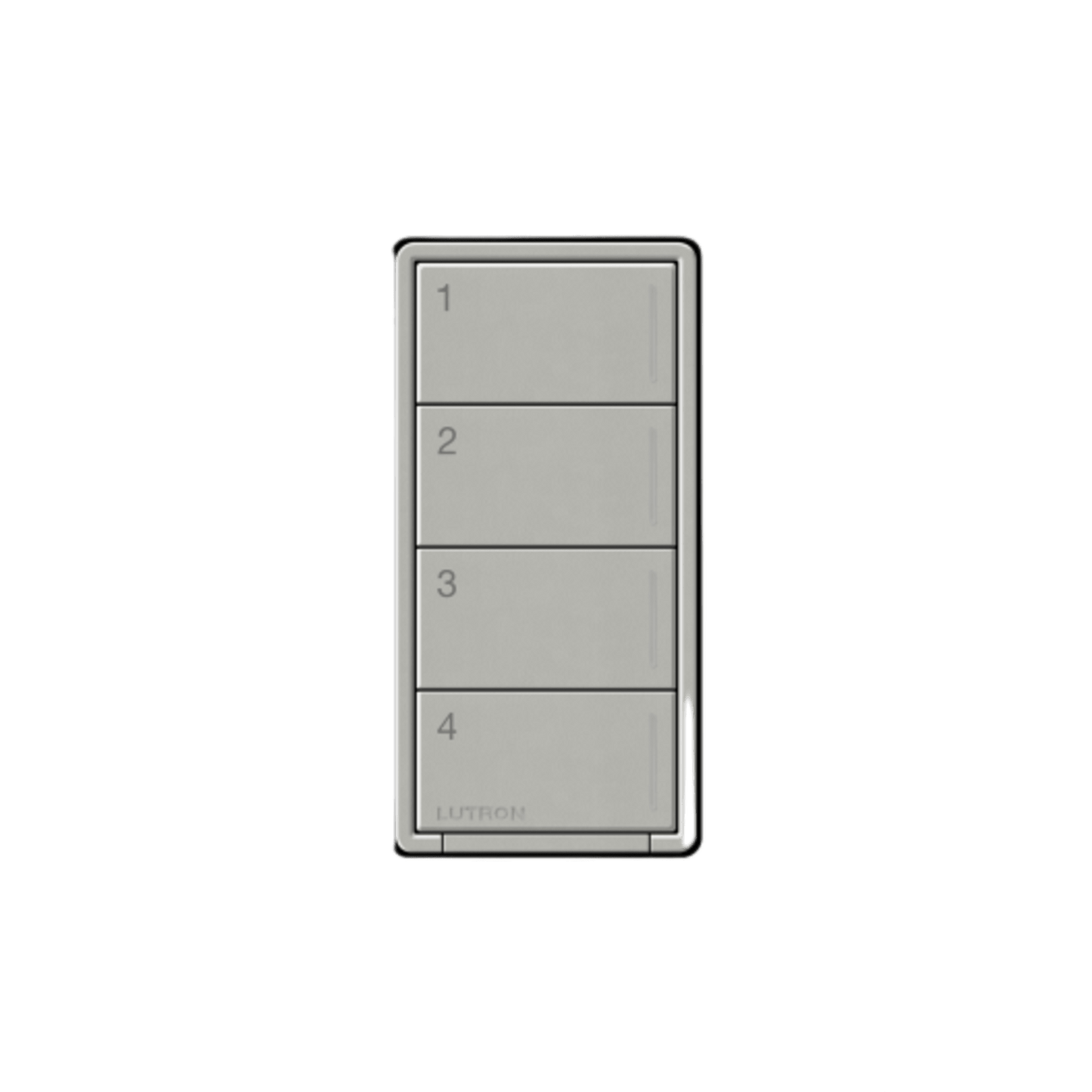 (RadioRa3) Botonera Sunnata Negro 3 escenas y 2 botones subir/bajar para Radio RA3, programe escenas diferentes en cada botón.