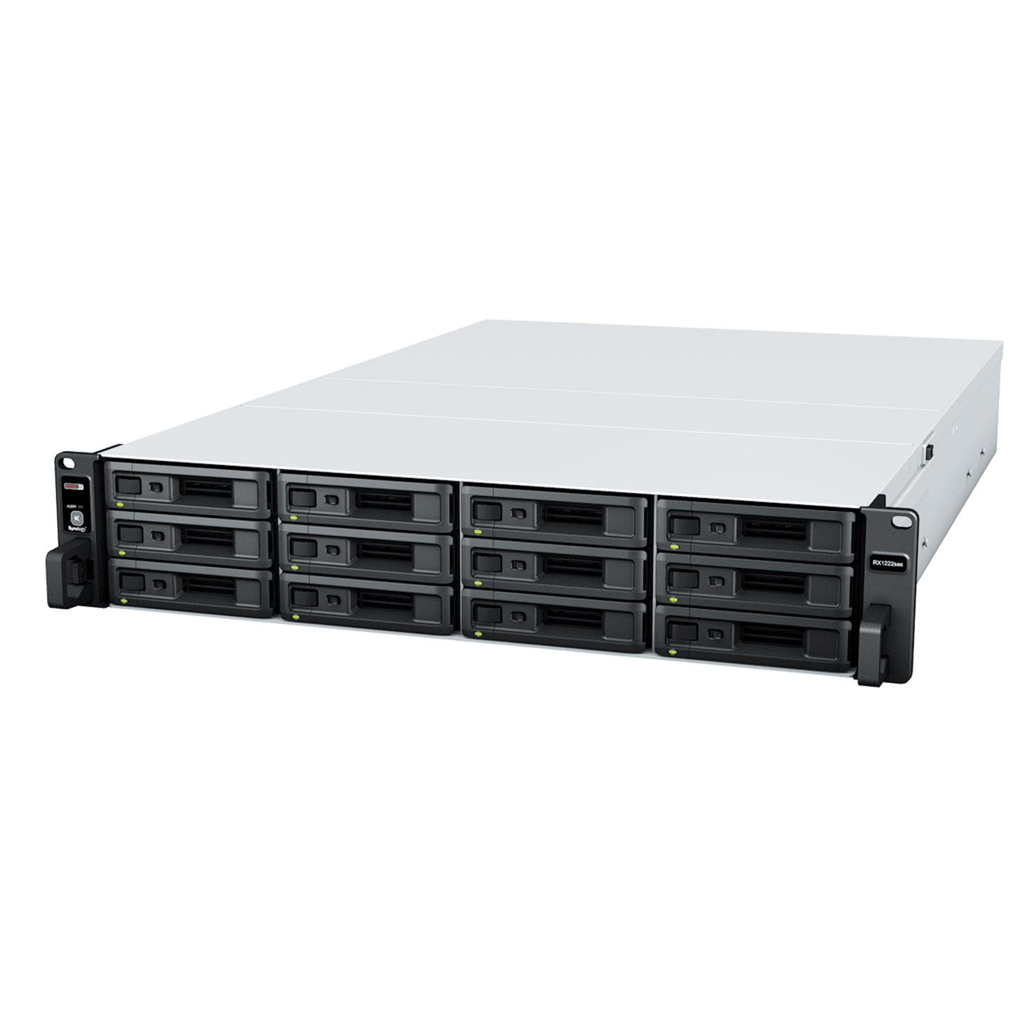 Unidad de Expansión RX1222sas | 12 Bahías SAS/SATA 3.5" o 2.5" | Diseño Redundante | Fuentes de Alimentación Dobles | Compatible con Unidades Synology.