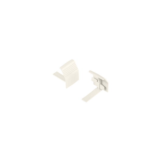 Unión recta de base, para uso con canaleta T70, Material PVC Rígido, Color Blanco