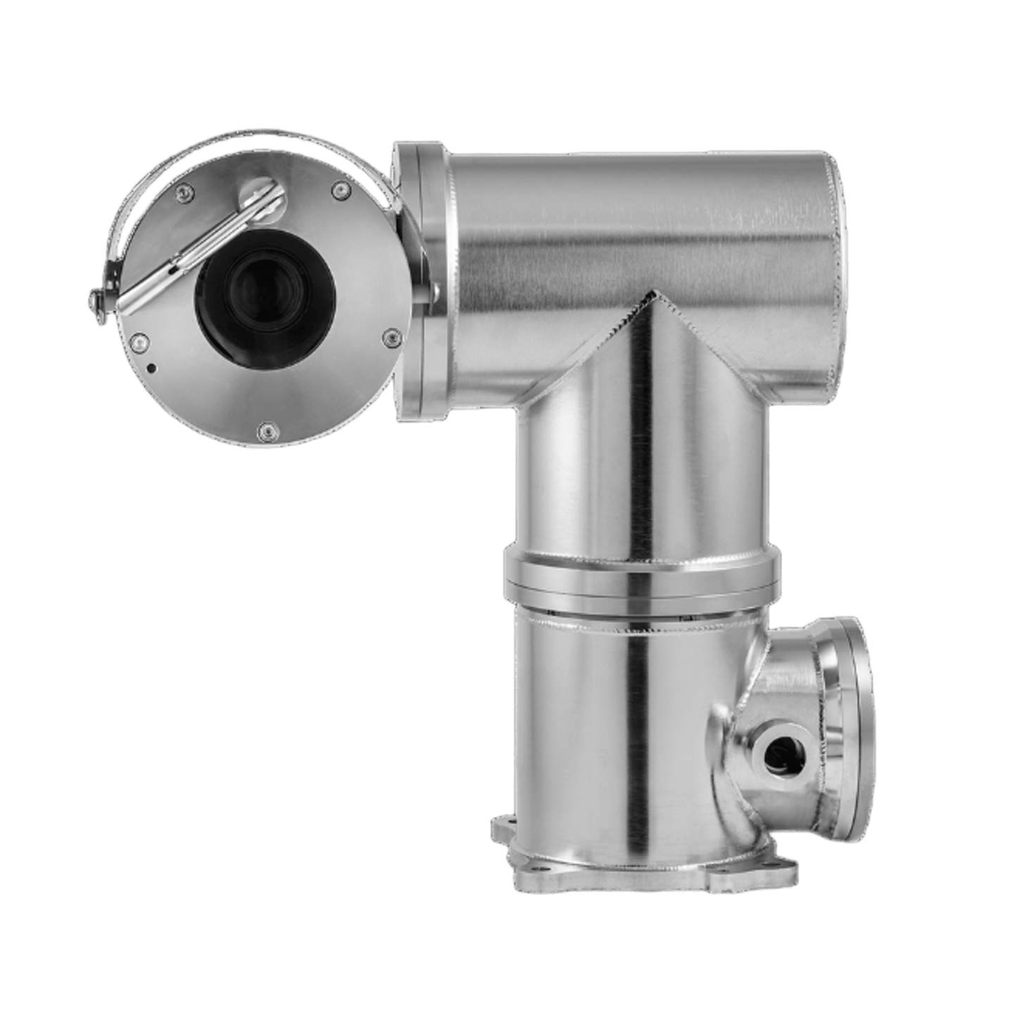 Camara IP antiexplosion tipo punta de poste 2MP / 32X / IP67 / acero inoxidable / Conexión RJ45 / Certificacion cLCus C1 / D1