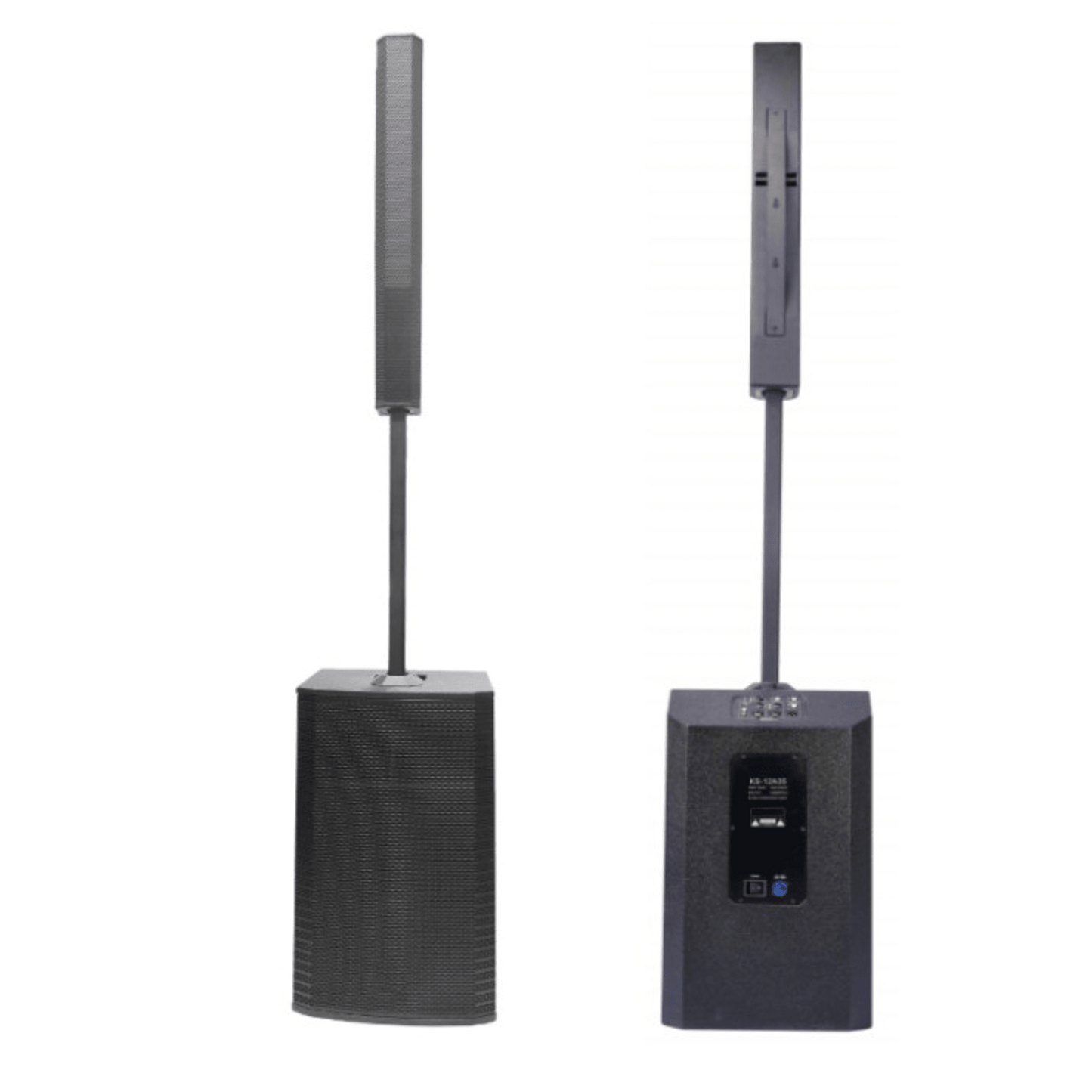 Altavoz portatil de matriz en linea activa, Potencia nominal: 600 W+600 W, Woofer: 12in _ 1 Tweeter medio 3,5in _ 8