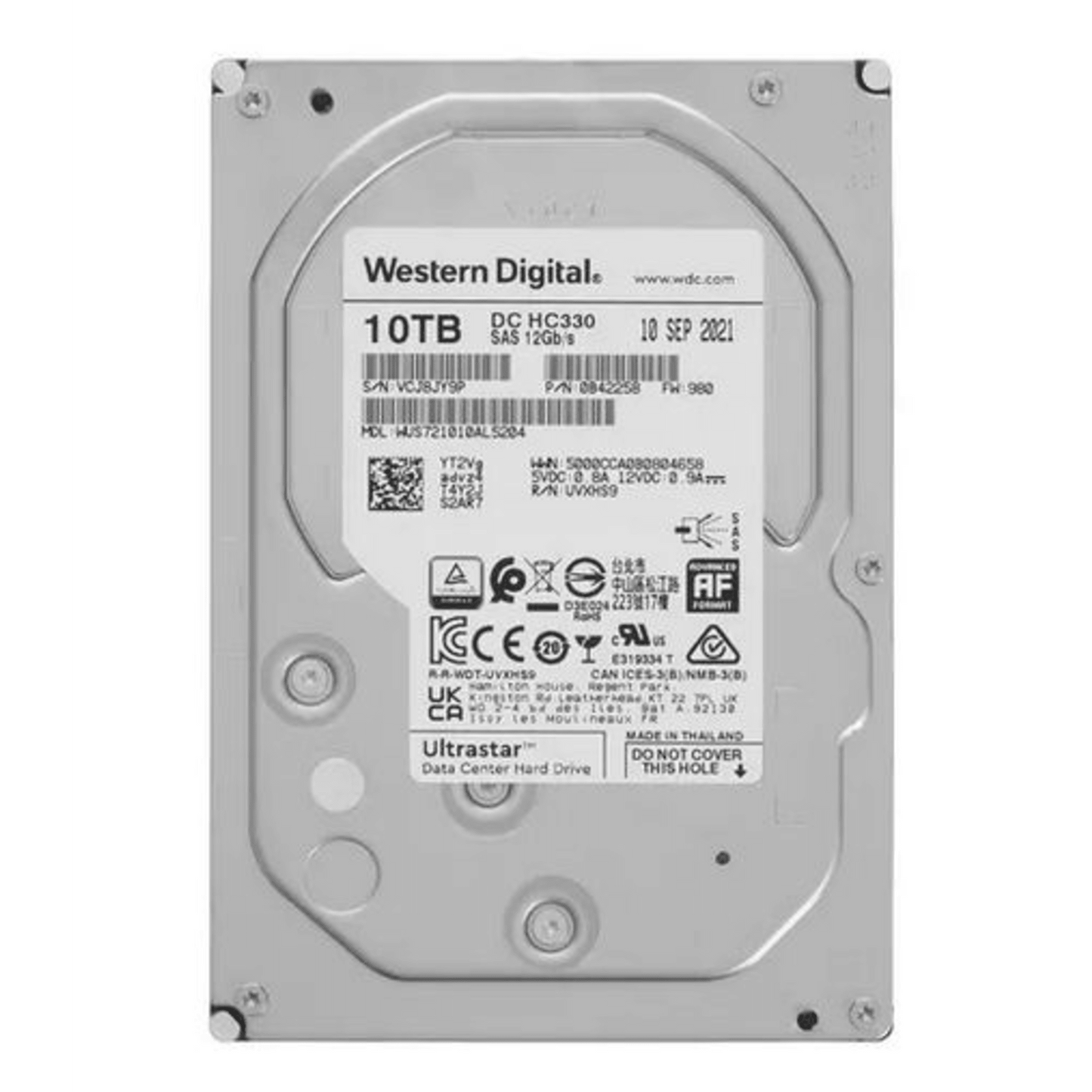 Disco Duro 3.5" 10TB / 7200 RPM / SAS / Alto Rendimiento / Recomendado para DS-A82024D