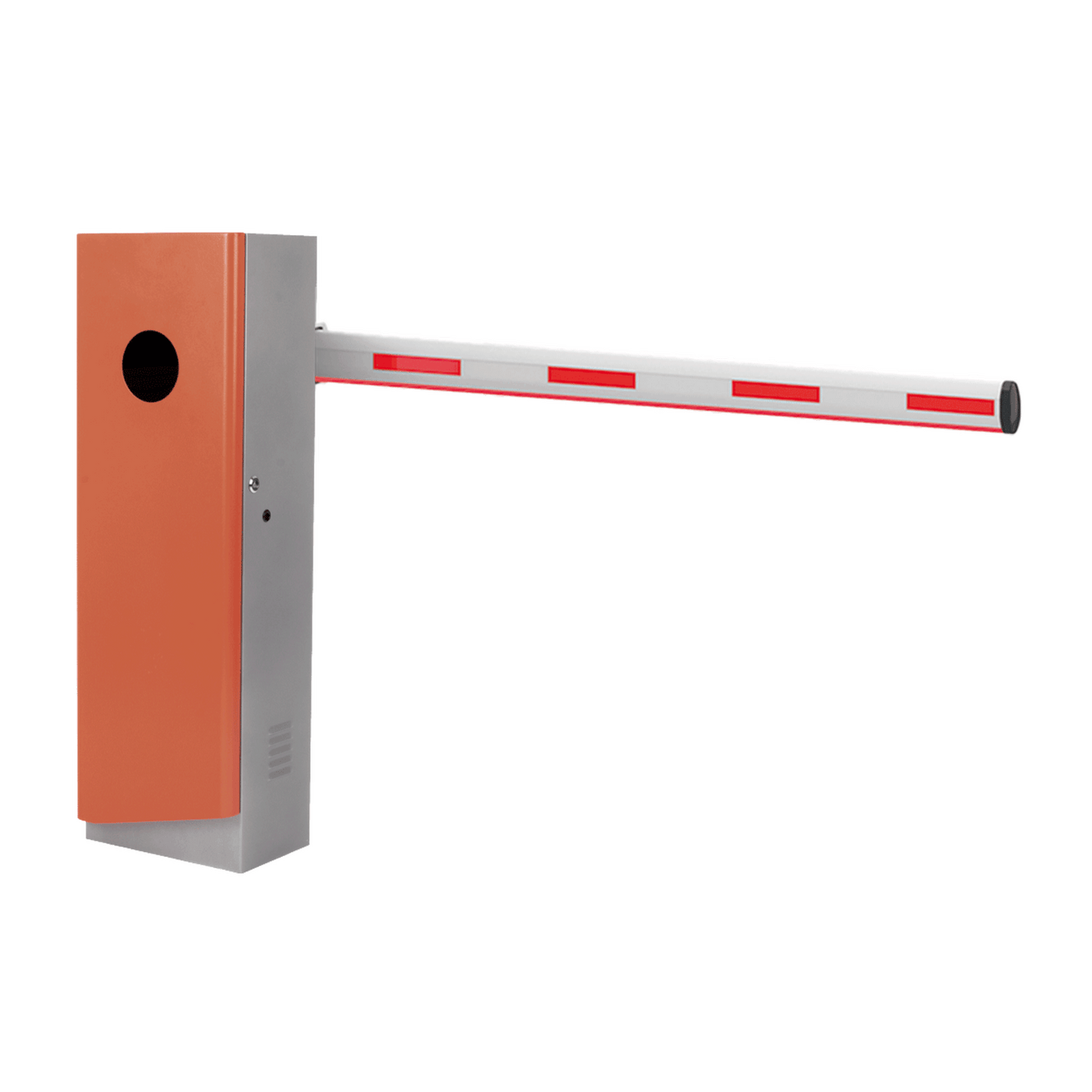 Kit de Barrera Vehicular Brushless Con Gabinete Semaforizado y Brazo Iluminado de 5 Metros / Tiempo de Apertura Configurable de 3 a 6 Segundos / Sentido de Barrera Ajustable en Sitio