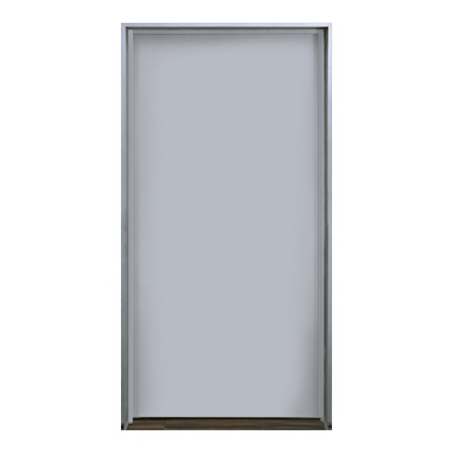 Puerta metálica galvanizada 3x7 pies / Resistente a fuego por 180 min. /Preparación para cerradura cilíndrica y refuerzo para cierra puerta