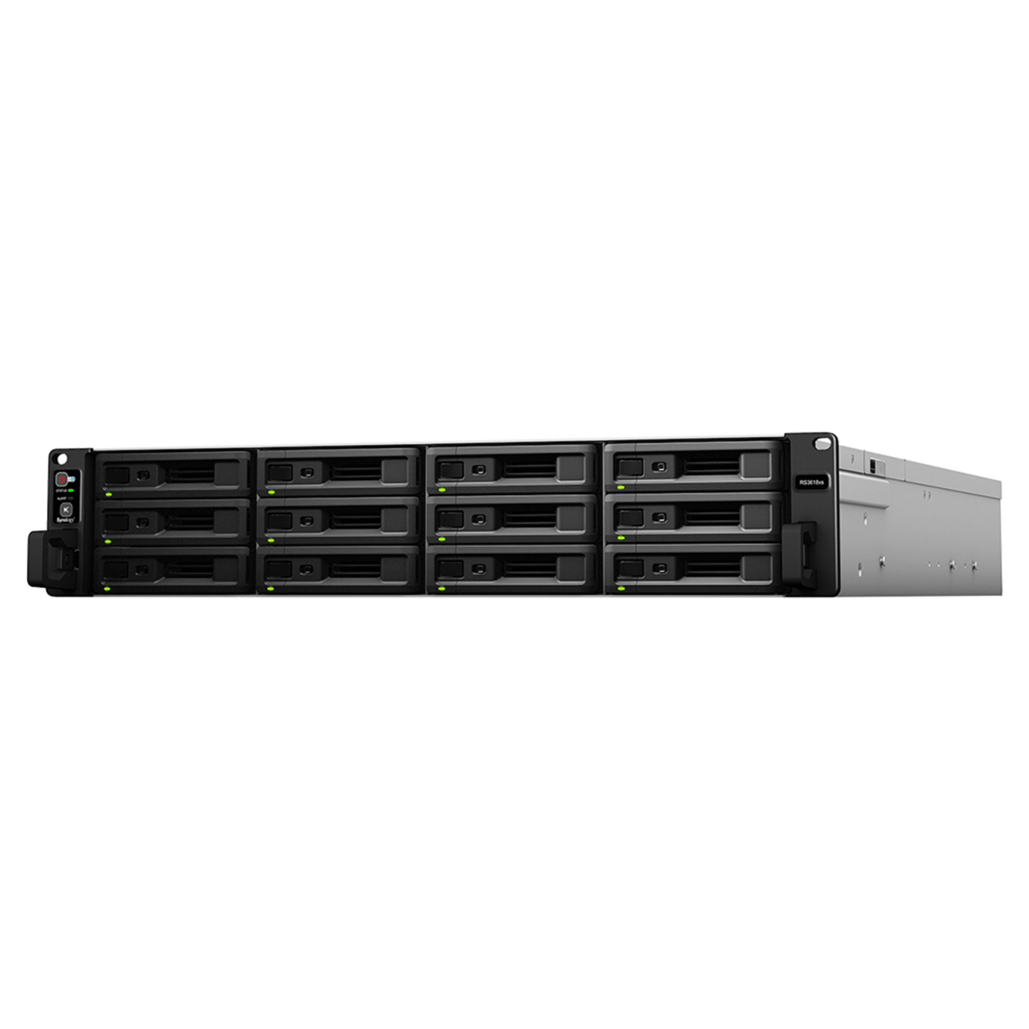 RackStation RS3618xs | Almacenamiento Empresarial | CPU Intel Xeon D-1521 | 12 Bahías | Escalable a 36 Bahías | 8GB DDR4 ECC | 10GbE | Compatibilidad con Virtualización .