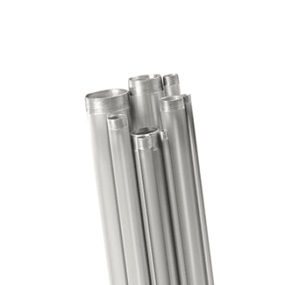 Tubo Conduit Rígido De Aluminio 50.8 X 3050 Mm ( 2" X 10').