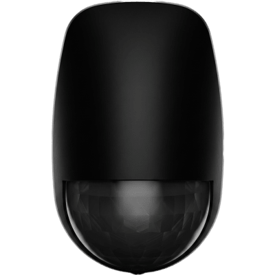 Detector Pir Inalámbrico Interior Ax Pro / Inmunidad A Mascotas Hasta 30 Kg / Rango 15 M (49.2 Ft) / Ángulo 85.9° / Tri-x Wireless 433 Mhz / Aes-128 / Batería 5 Años / Negro