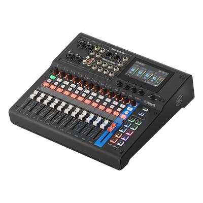 Consola Digital De Audio | 12 Canales | Pantalla Táctil 4.3in | Entradas De Mic/line Y Estéreo | Salidas Análogas Y Usb | Pads Configurables | Dsp | Entrada Bluetooth | Grabación Multipista | Color Negro