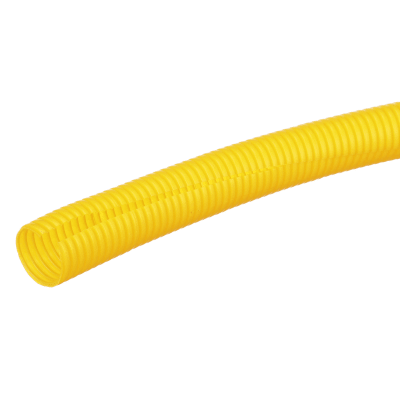 Tubo Corrugado Abierto Para Protección De Cables, 1.50in (38.1 Mm) De Diámetro, 3.1 M De Largo, Color Amarillo