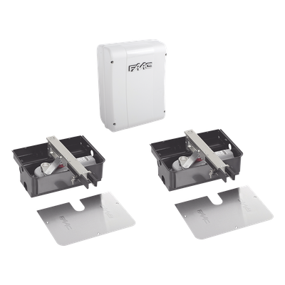 Kit De Operadores Subterraneos Faac 770n 24v Para Puertas Abatibles / Para Puertas De Hasta 3.5 Metros
