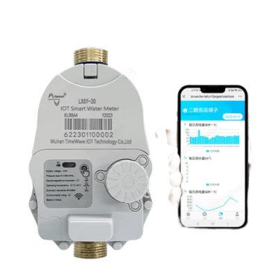 Medidor De Agua Mecánico Lorawan Iot De 1/2 Pulgada / Válvula De Corte De Flujo / Batería Litio De Larga Duración / Comunicación Inalámbrica / Monitoreo Remoto