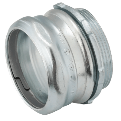 Conector Compresión De Acero Galvanizado Para Pared Delgada De 2 1/2" .