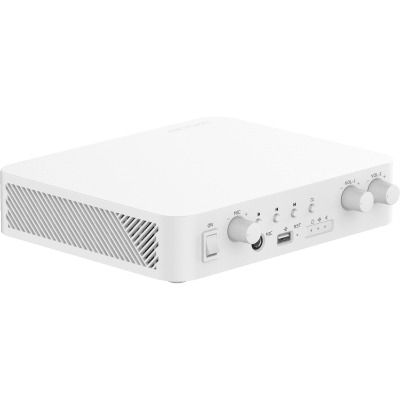 Amplificador una Zona / 2 Canales / 40 W por canal / Conexión Bluetooth / Salida 4-8 Ω x 2 / 100V COM x 2 / Uso Interior - DS-QAE1A80G1-VB