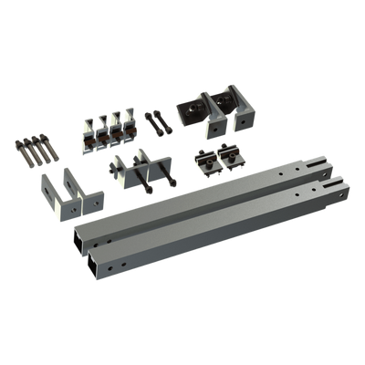 Caja De Accesorios De Aluminio Anodizado Para Montaje Vektor8r1m , Arreglo 1x4 Para Techo