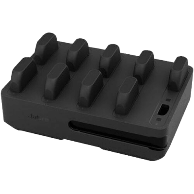 Estación De Carga 10 Bays / Para Jabra Perform 75 / Alimentación 12v / Carga Simultánea Múltiple / Led Indicadores / Certificaciones Internacionales (14217-10))
