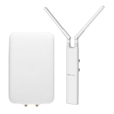 Punto De Acceso Mesh Para Exterior, Wi-fi 5 802.11ac Sectorial 90° Ip65, Compacto Con Antena Externa