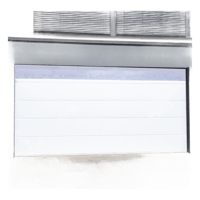 Puerta De Garage / Línea Central / 9x9 Pies (2.74x2.74 M) / Aislada / Estilo Americano / Panel Calibre 26 / Poliuretano 43 Mm